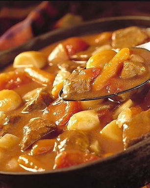 Овощное рагу с куриной печенью