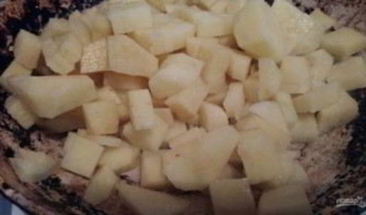 овощное рагу с куриными сердечками