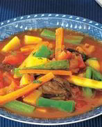 Овощное рагу с мясом ягненка по-арабски