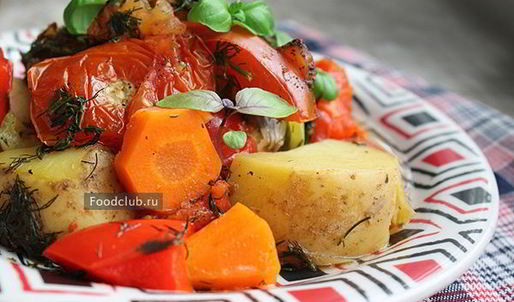 овощное рагу в духовке