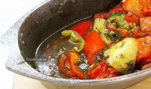 овощное рагу в духовке