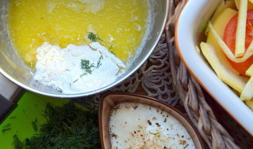 овощное рагу в йогурте