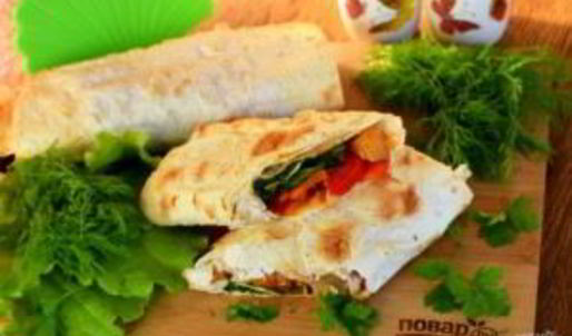 овощное рагу в лаваше