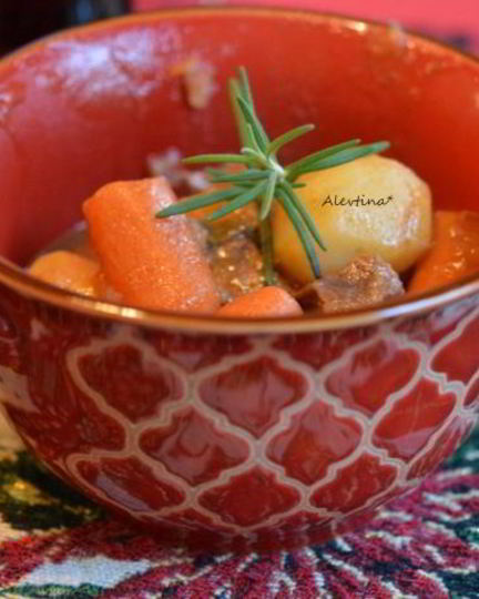 Рецепт рагу из говядины с овощами