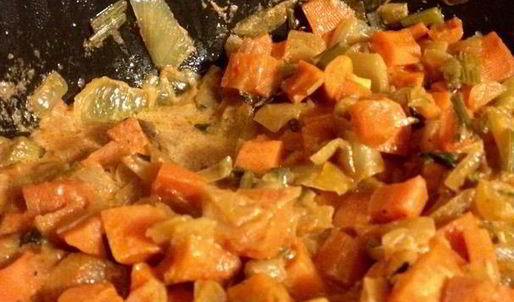 рагу из моркови и сельдерея