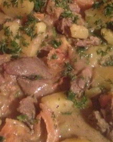 Рецепт рагу из оленины с помидорами и кабачками