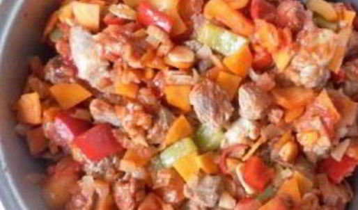 рагу из свинины с овощами