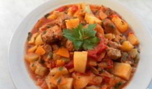 рагу из свинины с овощами