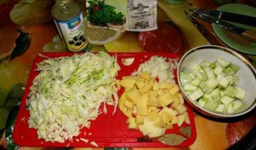 рагу овощное с мясом