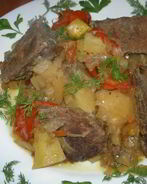 Рагу с говядиной и овощами