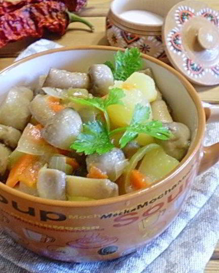 Рецепт рагу с грибами