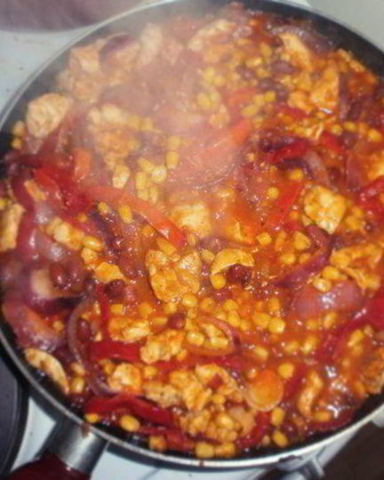 Рецепт рагу с курицей по-мексикански