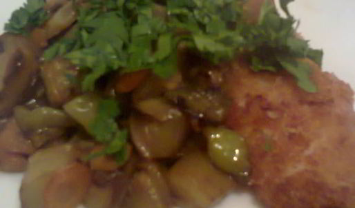 рагу с огурцом