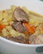 Рагу со свининой, говядиной, картофелем и репой