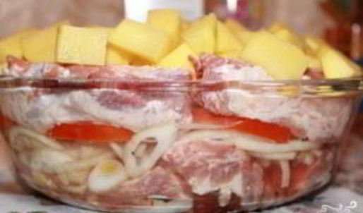 рагу со свиными ребрами