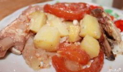 рагу со свиными ребрами