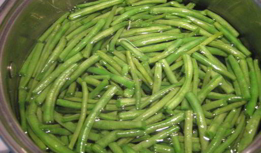 стручковая фасоль с мясным рагу