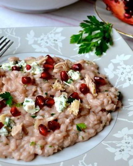 Рецепт гранатового ризотто