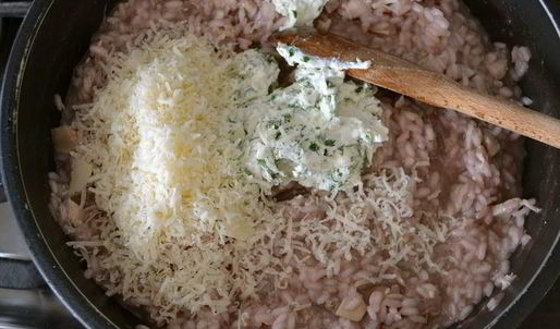 гранатовое ризотто