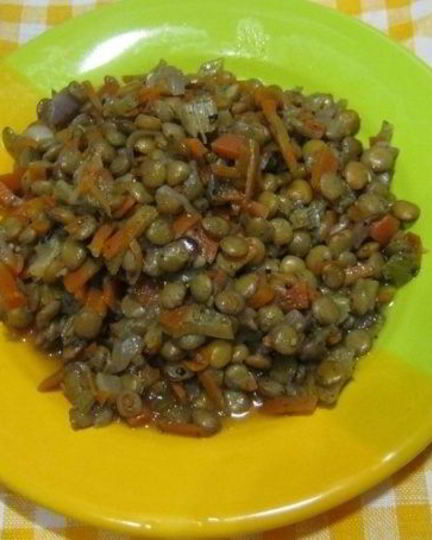 Рецепт ризотто из чечевицы