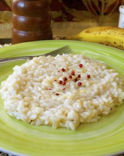 Рецепт ризотто с бананом