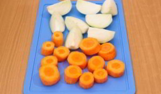 ризотто с беконом и болгарским перцем