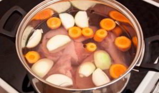 ризотто с беконом и болгарским перцем