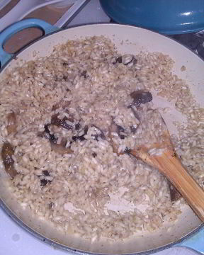 Ризотто с белыми грибами