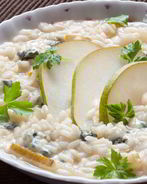 Ризотто с горгонзолой и грушей