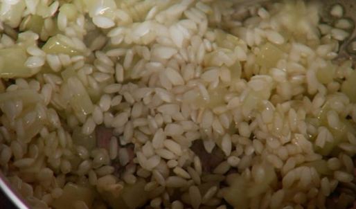 ризотто с гребешками