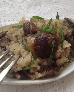 Ризотто с грибами в мультиварке