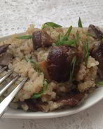 Ризотто с грибами в мультиварке