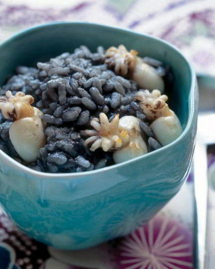 Рецепт ризотто с каракатицами