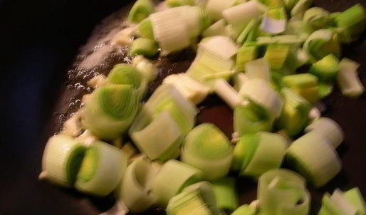 ризотто с копченой рыбой