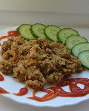 Ризотто с курицей и грибами в мультиварке