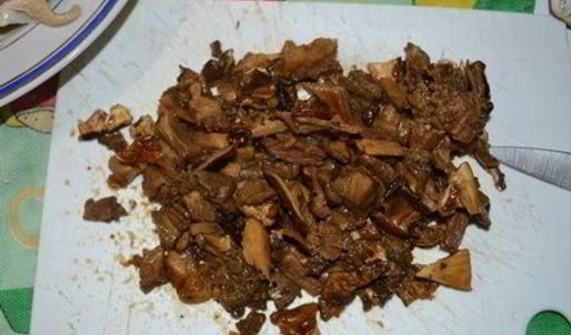 ризотто с курицей и грибами в мультиварке