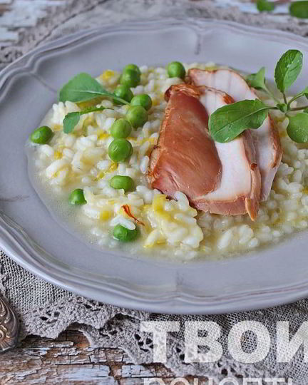 Рецепт ризотто с курицей