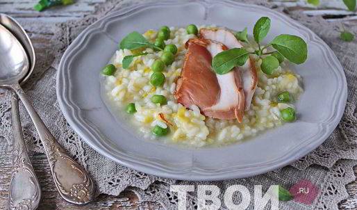 ризотто с курицей