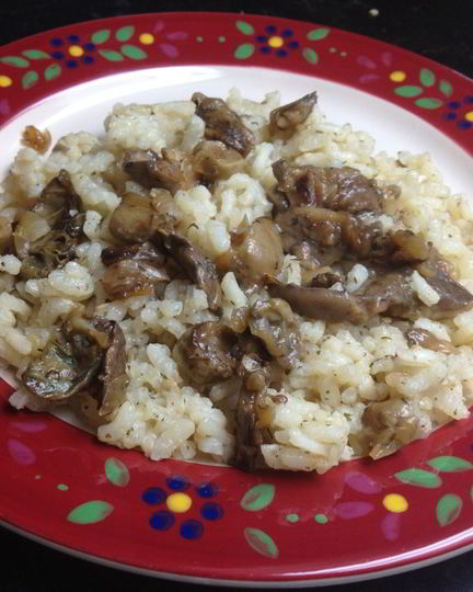 Рецепт ризотто с лесными грибами