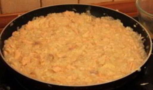 ризотто с семгой