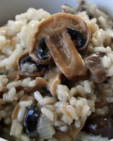 Рецепт ризотто с шампиньонами