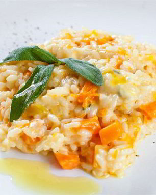 Ризотто с тыквой и горгонзолой