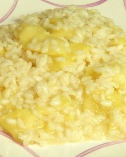 Рецепт ризотто с яблоками