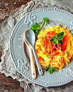 Ризотто с запеченной морковью