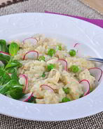 Ризотто с зеленым горошком