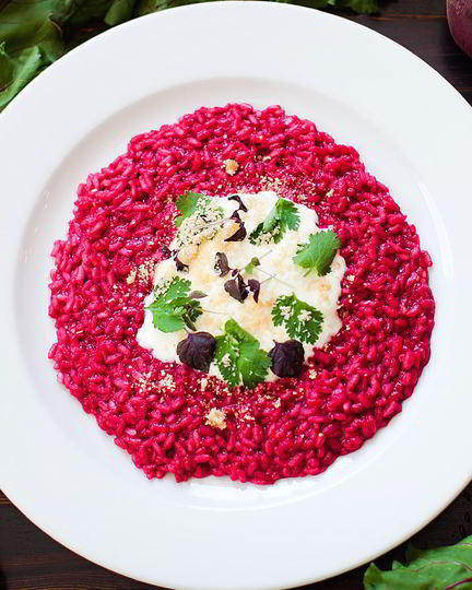 Рецепт ризотто со свеклой