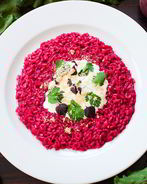 Ризотто со свеклой