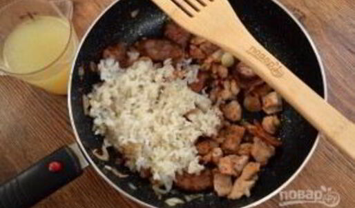 ризотто в болгарском перце