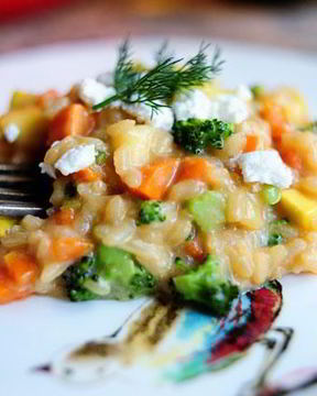 Весеннее ризотто