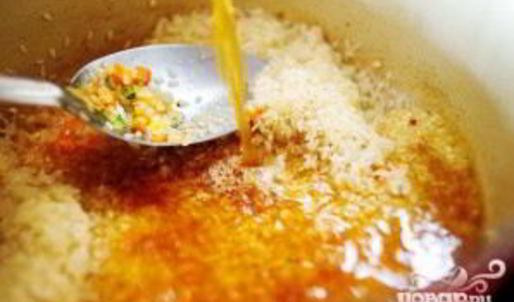 весеннее ризотто